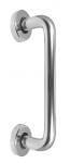 J1057 Aluminium Pull Handle on Rose